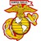 Eagle Emblems Patch-USMC Eagle Globe Anchor (EGA) (5-1/2&#x22;)
